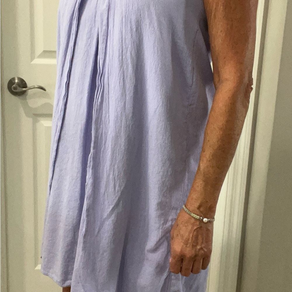 Giocam Lavender Cotton Sleeveless Dress